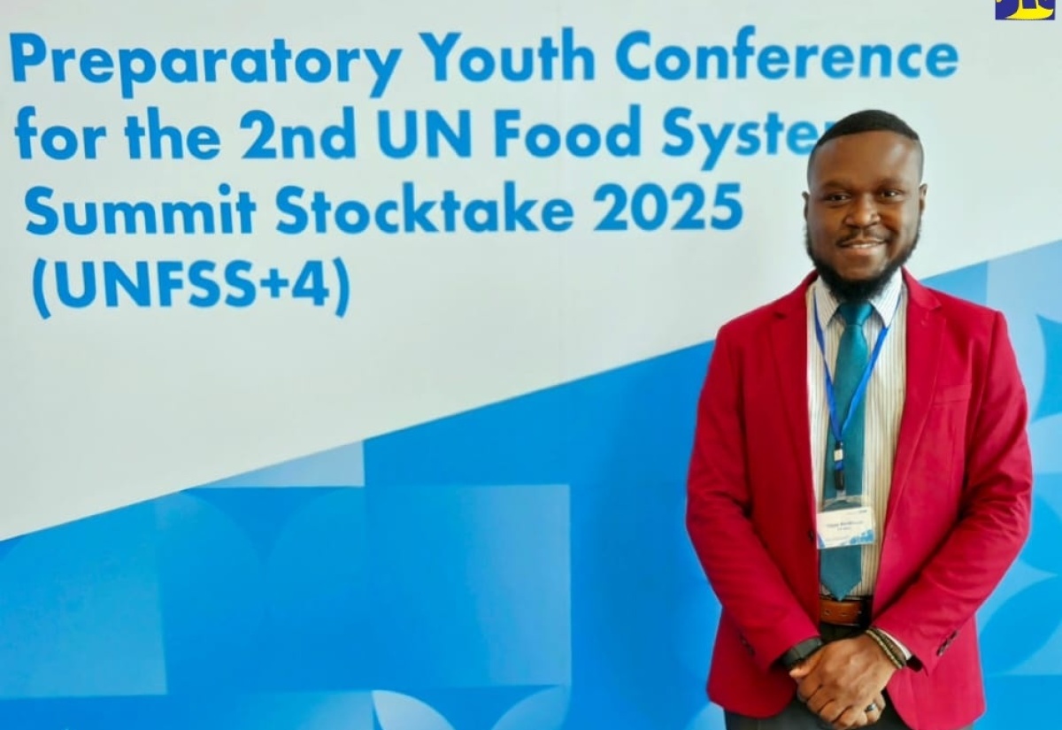 CARICOM Youth Ambassador for Jamaica, Odane Brooks, represents the region at the recent United Nations Food Systems Youth Conference in Bangkok, Thailand.
