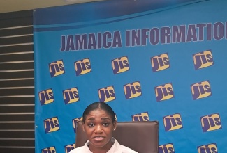Botanist and Plant Breeder at the Coconut Industry Board (CIB), Chantelle Campbell-McTaggart, speaks during a recent Jamaica Information Service (JIS) ‘Think Tank’ at the Agency’s Television Department in Kingston.