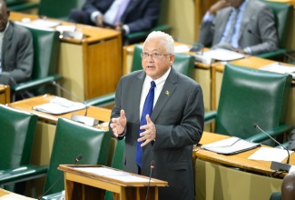Justice Minister, Hon. Delroy Chuck, makes his contribution to the 2025/26 Sectoral Debate in the House of Representatives on Tuesday (June 3).