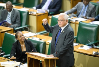 Justice Minister, Hon. Delroy Chuck, makes his 2025/26 Sectoral Debate presentation in the House of Representatives on Tuesday (June 3).