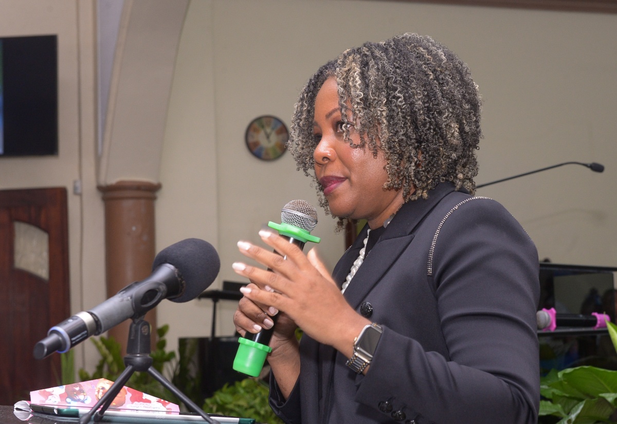 Minister of Education, Skills, Youth & Information, Senator Dr. the Hon. Dana Morris Dixon,