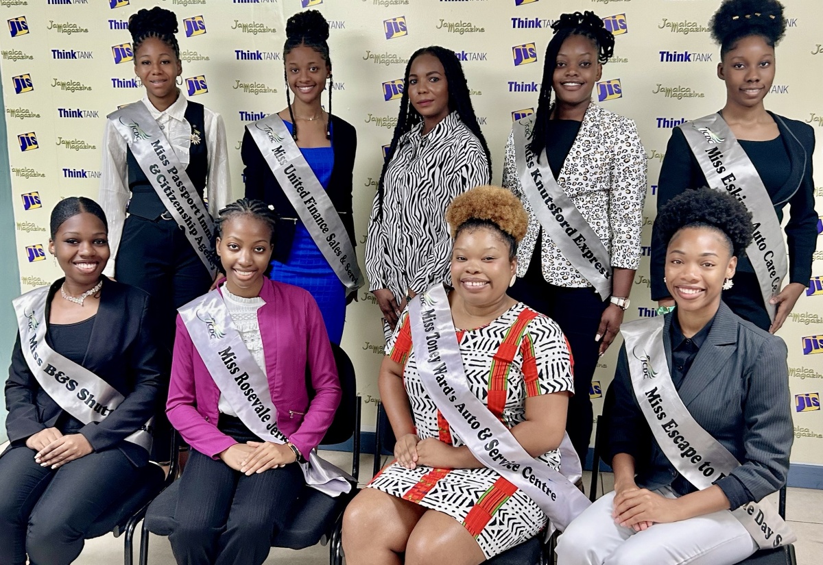 St. James Festival Queen Finalists Visit JIS Montego Bay Regional Office (PHOTOS)