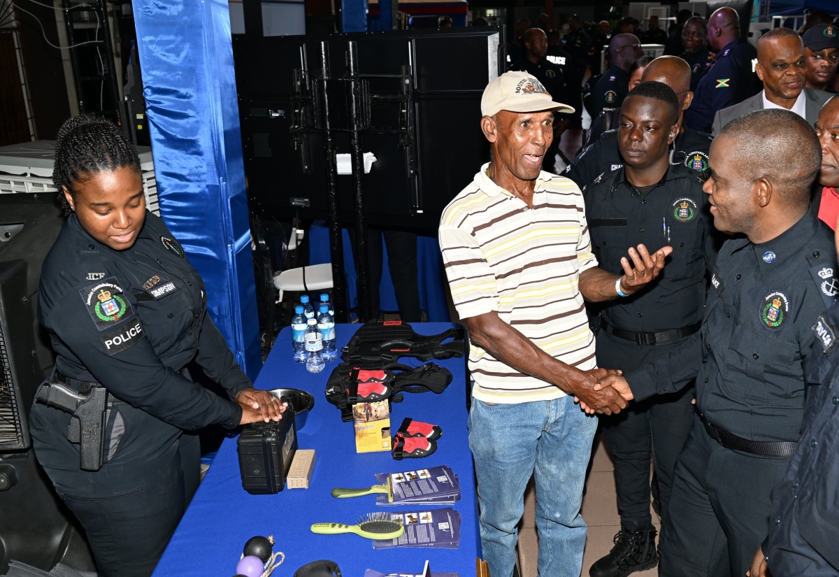National Security Minister Tours JCF Expo in Montego Bay