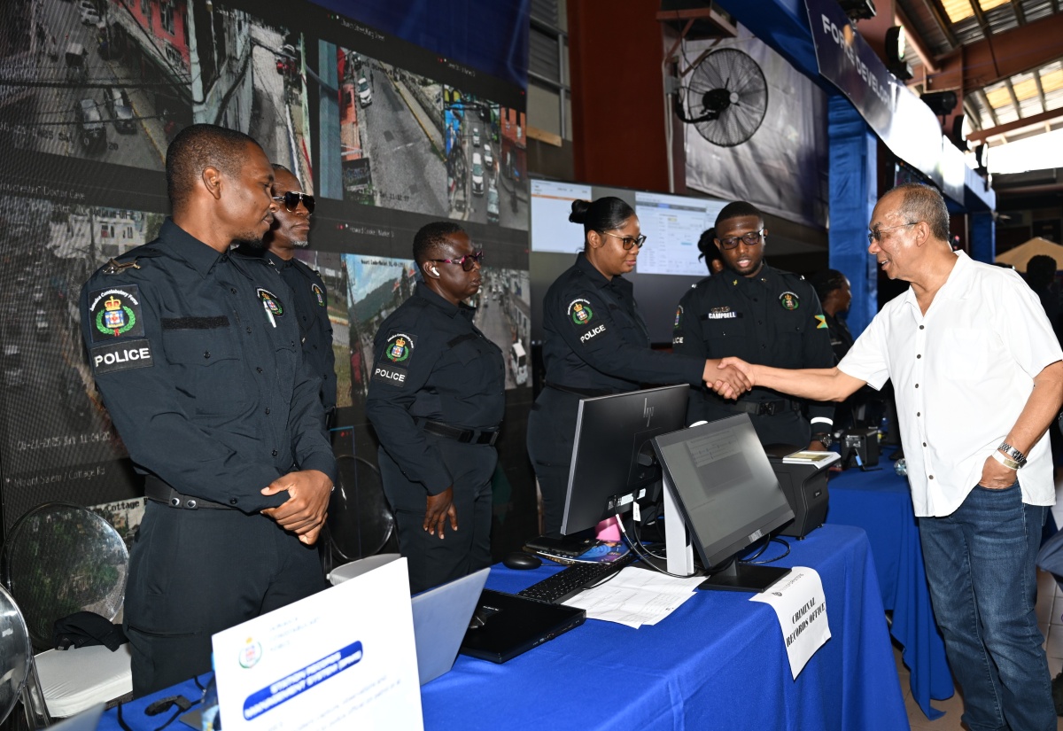 National Security Minister Tours JCF Expo in Montego Bay