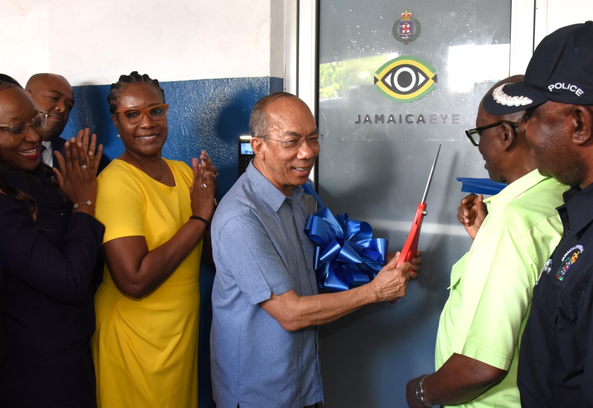 JamaicaEye Monitoring Centre Opens at Denham Town Police Station