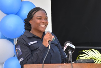 Head of the Guanaboa Vale police in St. Catherine, Sergeant Navelette Davis-Leachman.

