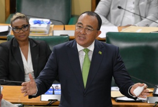 Minister of Health and Wellness, Dr. the Hon. Christopher Tufton, makes his contribution to the 2025/26 Sectoral Debate in the House of Representatives on Tuesday (June 10).

