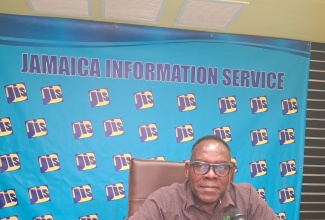 Director of Research and Development, Coconut Industry Board (CIB), Dr. Wayne Myrie, speaks during a recent Jamaica Information Service (JIS) ‘Think Tank’ at the agency’s Television Department in Kingston.