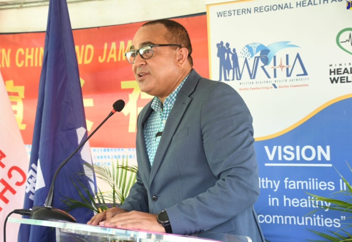 Minister of Health and Wellness, Dr. the Hon. Christopher Tufton.