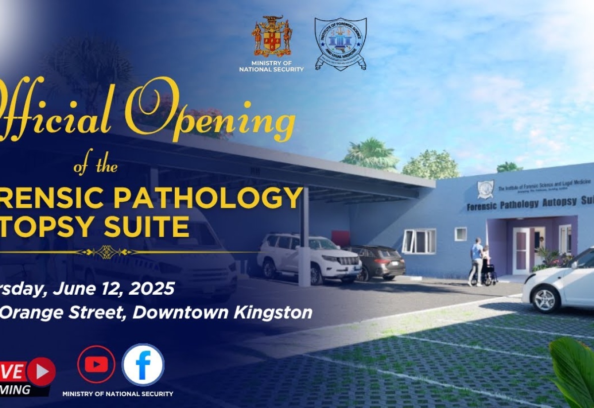 JISTV | Opening Ceremony of the Forensic Pathology Autopsy Suite