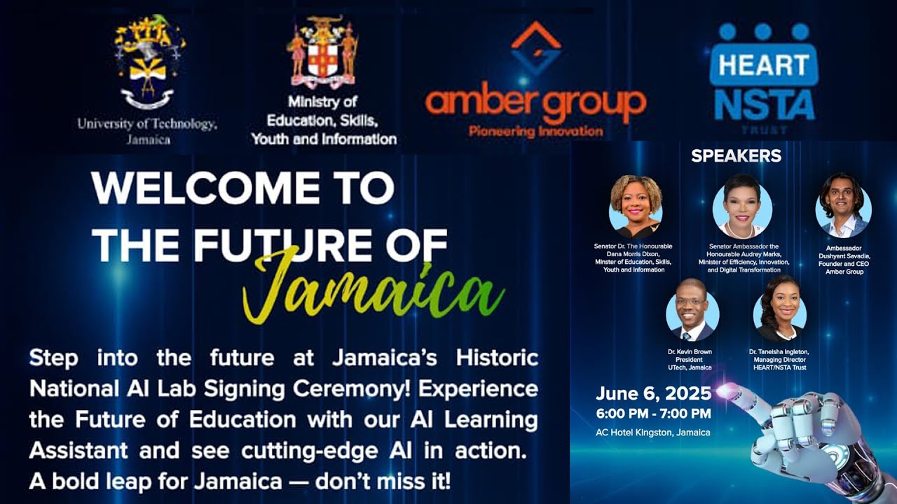 JISTV | Jamaica’s Historic National AI Lab Signing Ceremony