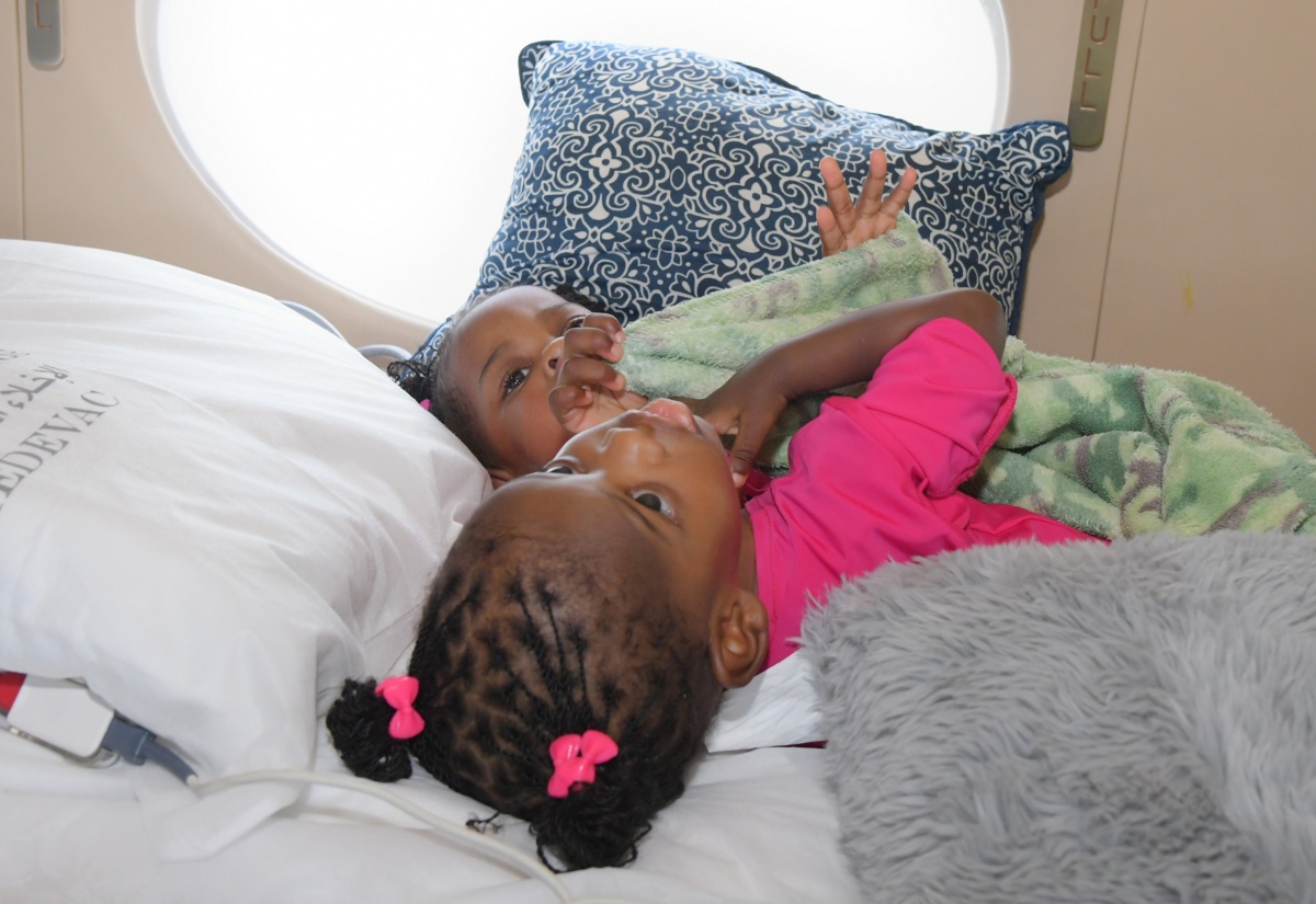 Jamaican Conjoined Twins Depart for Saudi Arabia Ahead of Life-Changing Surgery