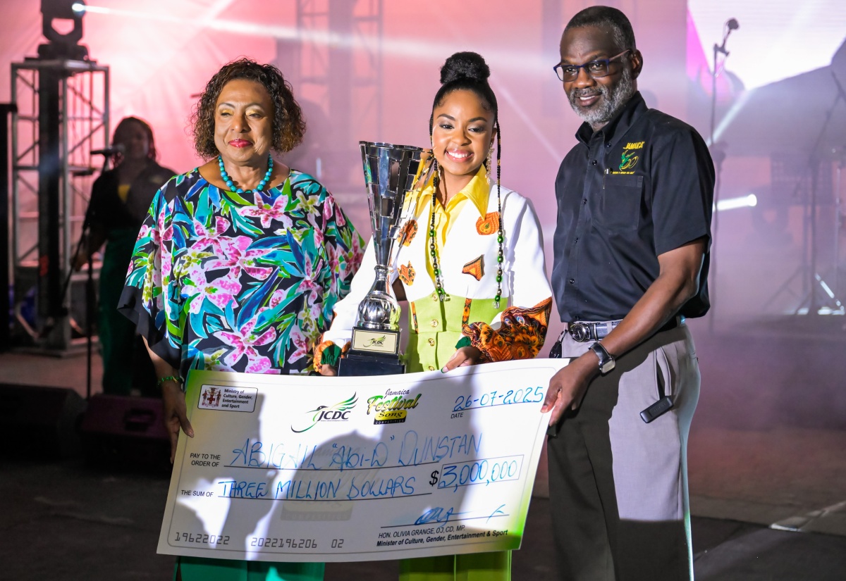 Abigail ‘Abi-D’ Dunstan Wins 2025 Festival Song Title with ‘Sweet JA’