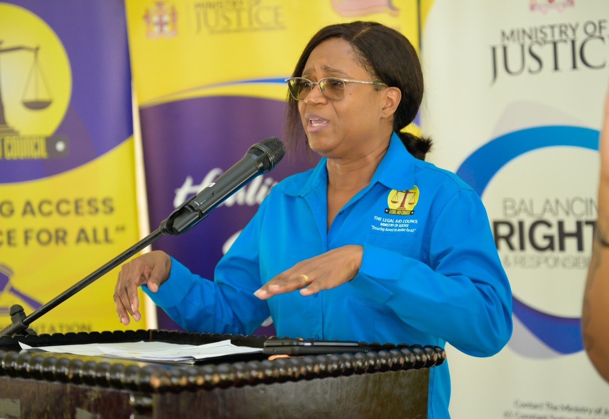 Executive Director of the Legal Aid Council (LAC), Dian Watson.