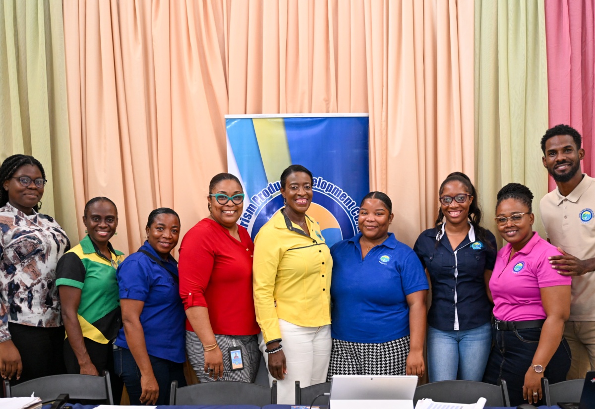 Members of Team Tourism Product Development Company (TPDCo) are all smiles during the Portland leg of the entity