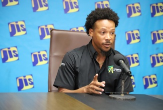 Senior Toll Inspector at the Toll Authority of Jamaica, Delon Wauchope, speaks about safety on Jamaica’s toll roads during a recent JIS Think Tank.