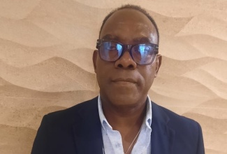 Director of Research and Development at the Coconut Industry Board (CIB), Dr. Wayne Myrie, addresses a recent JIS Think Tank at the agency’s Television Department,  5-9 South Odeon Avenue in Kingston.

