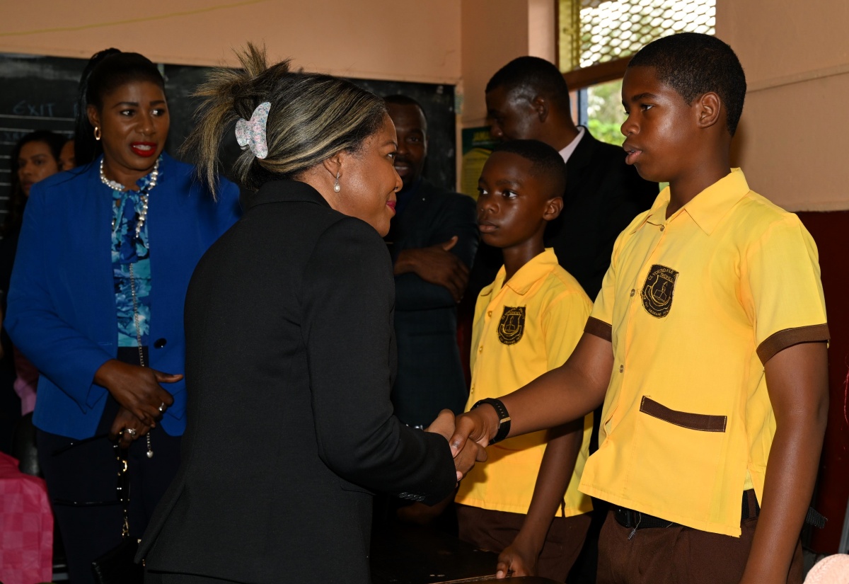 Education Minister Applauds Pep Success at St. Ann Schools