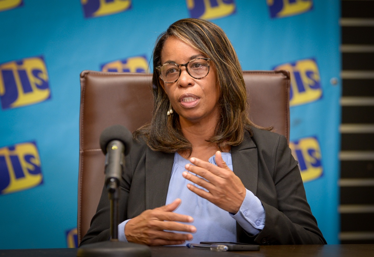 Chief Technical Director (CTD) for Development Planning, Environment Policy and Management in the Ministry of Economic Growth and Job Creation, Gillian Guthrie, addresses a recent JIS Think Tank on Jamaica’s participation in global negotiations for a legally binding treaty on plastic pollution.

