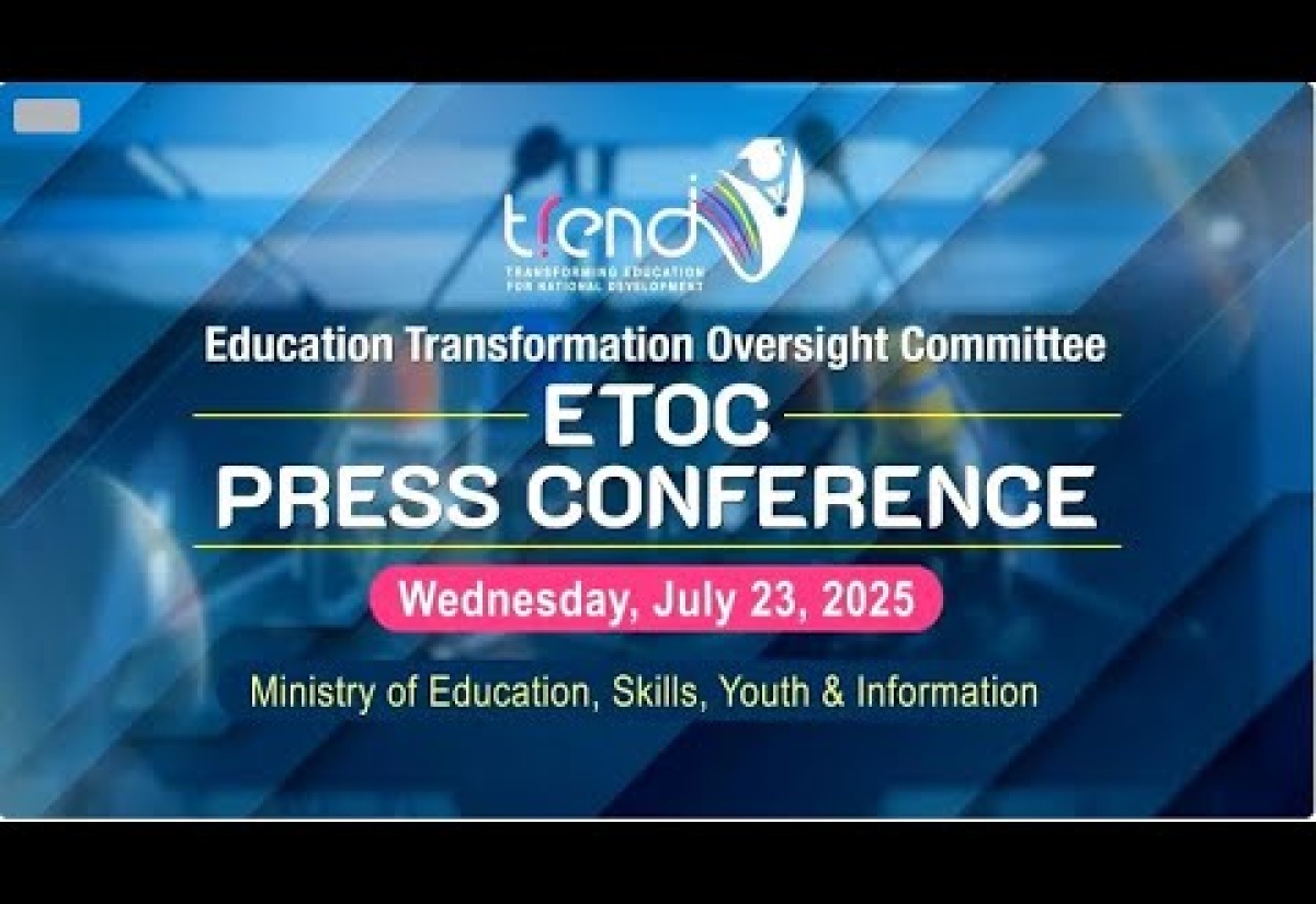 JISTV | Ministry of Education, Skills, Youth and Information ETOC Press Conference