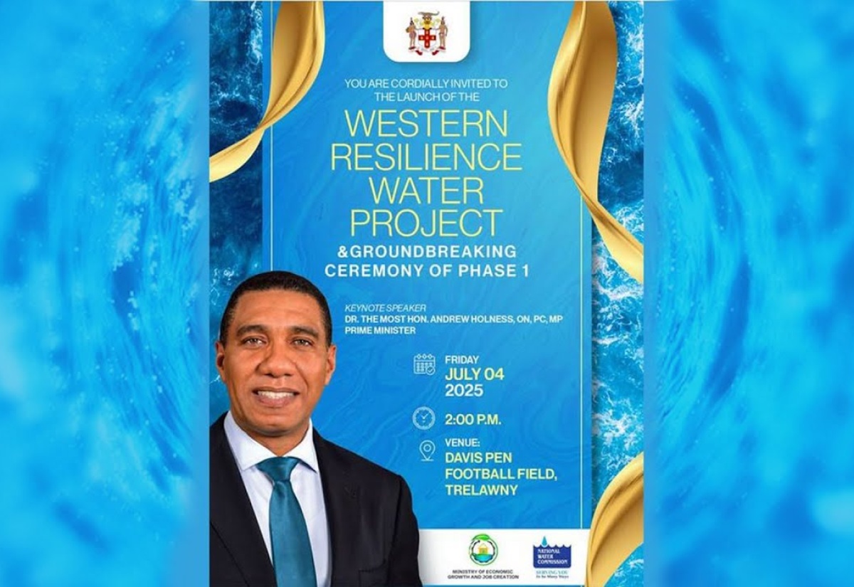 JISTV | Launch of the Western Resilience Water Project – Davis Pen Football Field, Trelawny