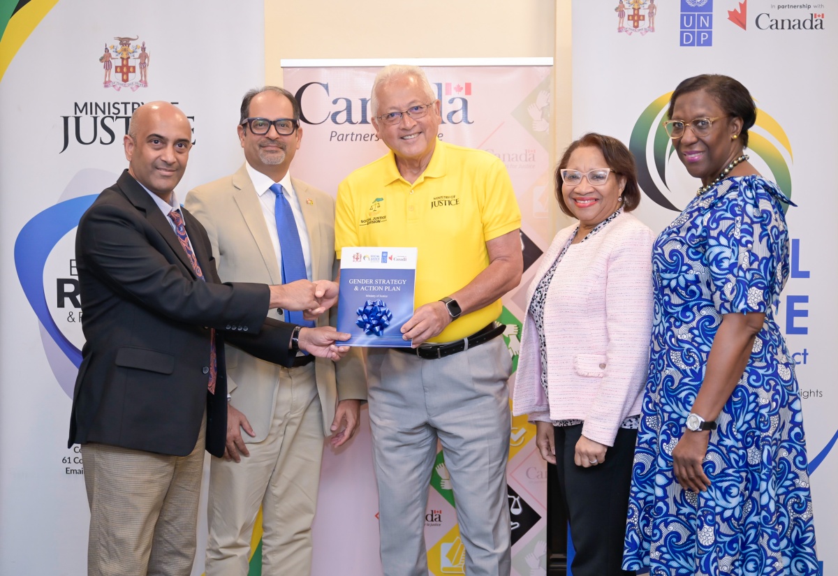 Minister Receives First Gender Strategy and Action Plan for Justice Sector