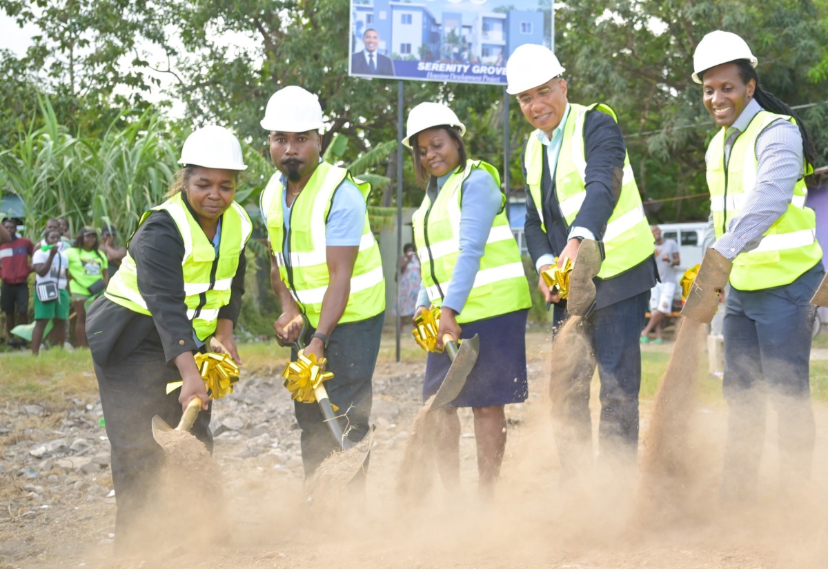 PM Breaks Ground for $109-million Housing Development in Gregory Park