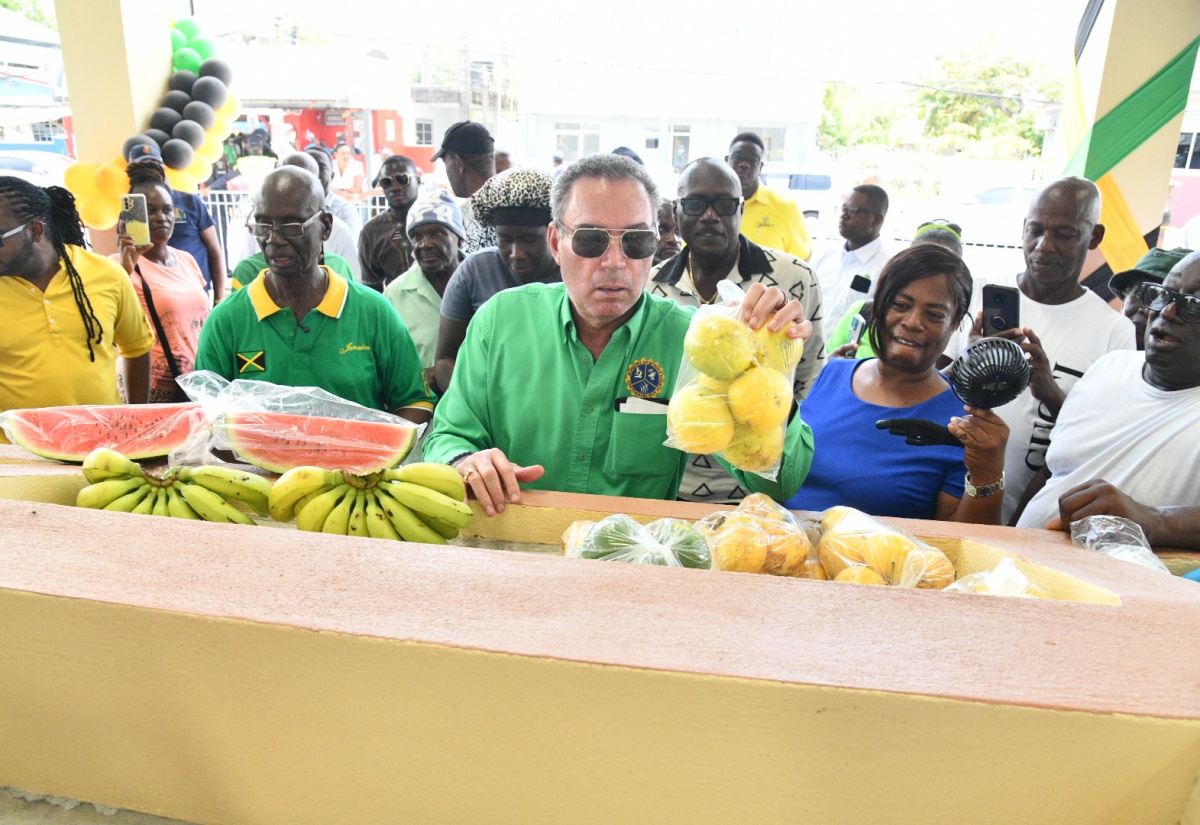 Rebuilt Market Opens in Buff Bay