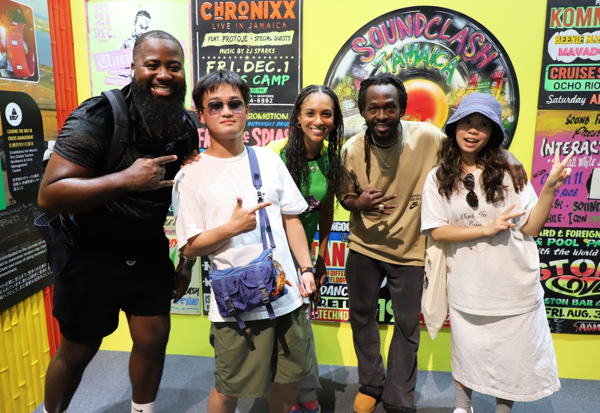 Photos: Jamaican Artistes visit Country Pavilion at Expo 2025 Japan