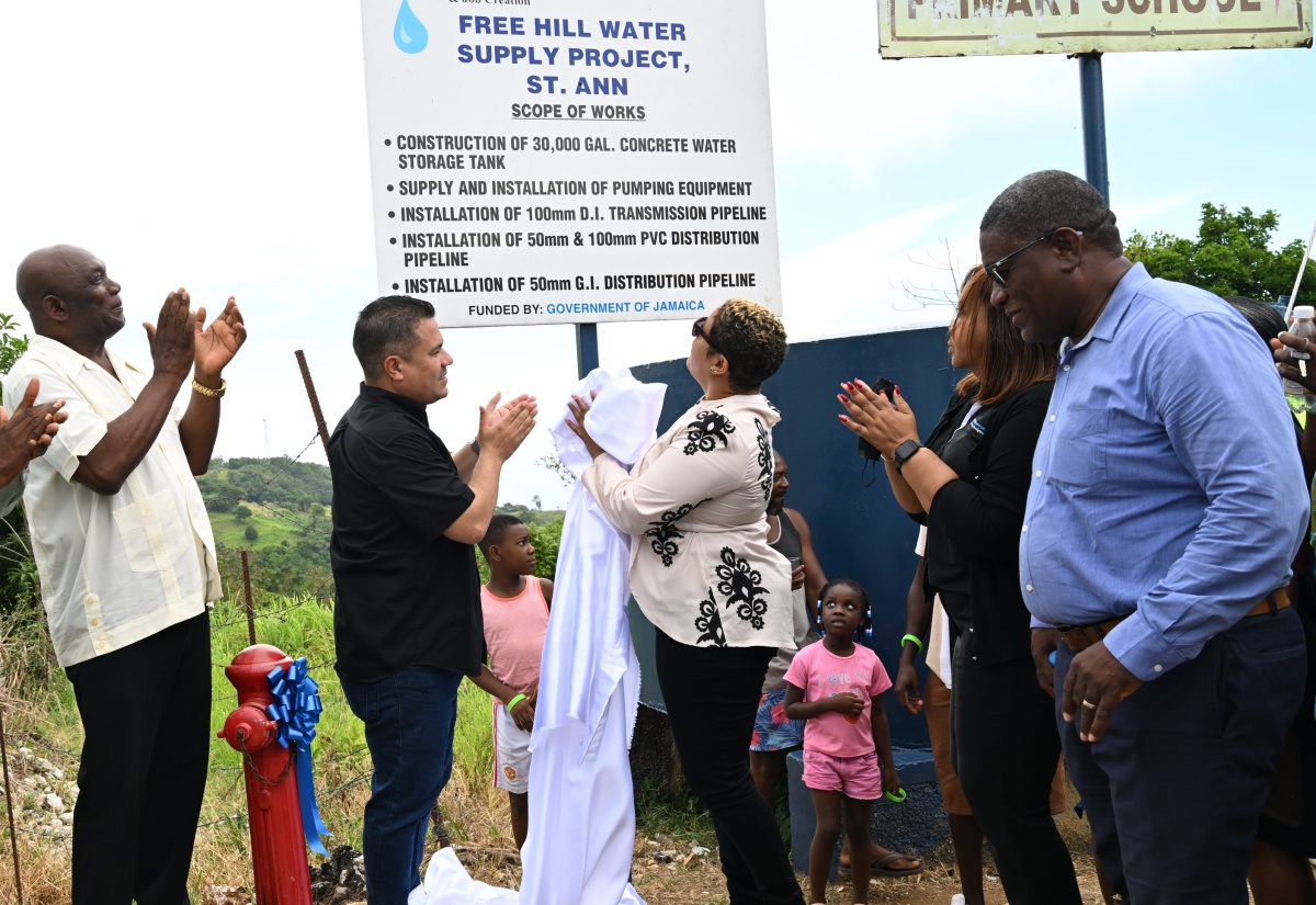 $118 Million Water System Commissioned in Free Hill, St. Ann