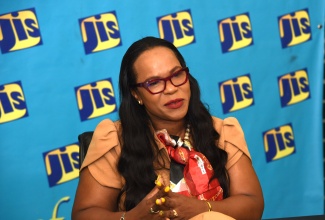 Permanent Secretary in the Ministry of Education, Skills, Youth and Information, Dr. Kasan Troupe, addresses a recent JIS Think Tank, where she gave an update on the preparedness of schools for the 2025/2026 academic year.

