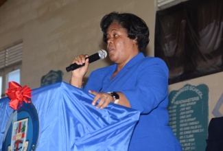 Regional Director at the Ministry of Education, Skills, Youth and Information - Region Four, Dr. Michele Pinnock. 