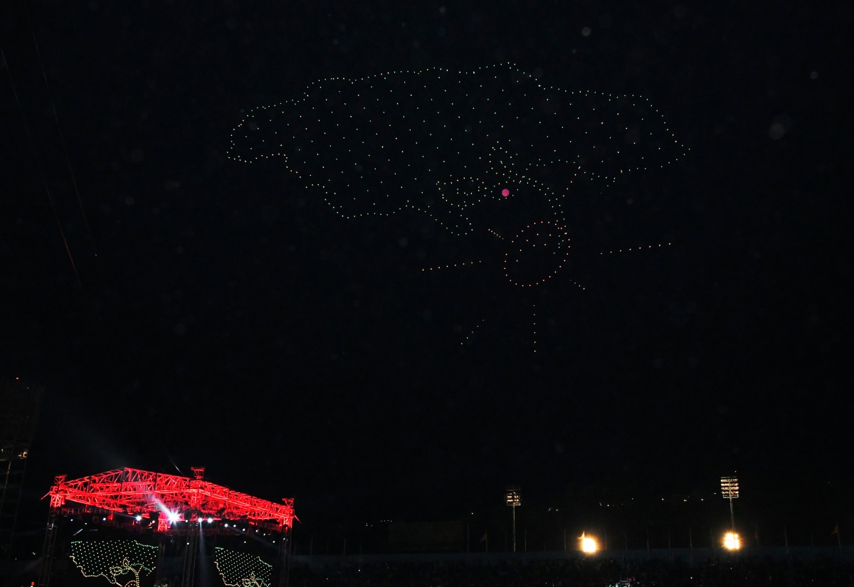 Vibrant Display of National Pride at Grand Gala