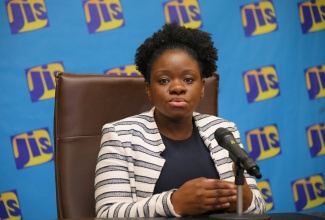 Acting Head of the Statistical Institute of Jamaica (STATIN) Labour Market and Welfare Statistics Unit, Nicole Allen, addresses a recent Jamaica Information Service (JIS) ‘Think Tank’.

