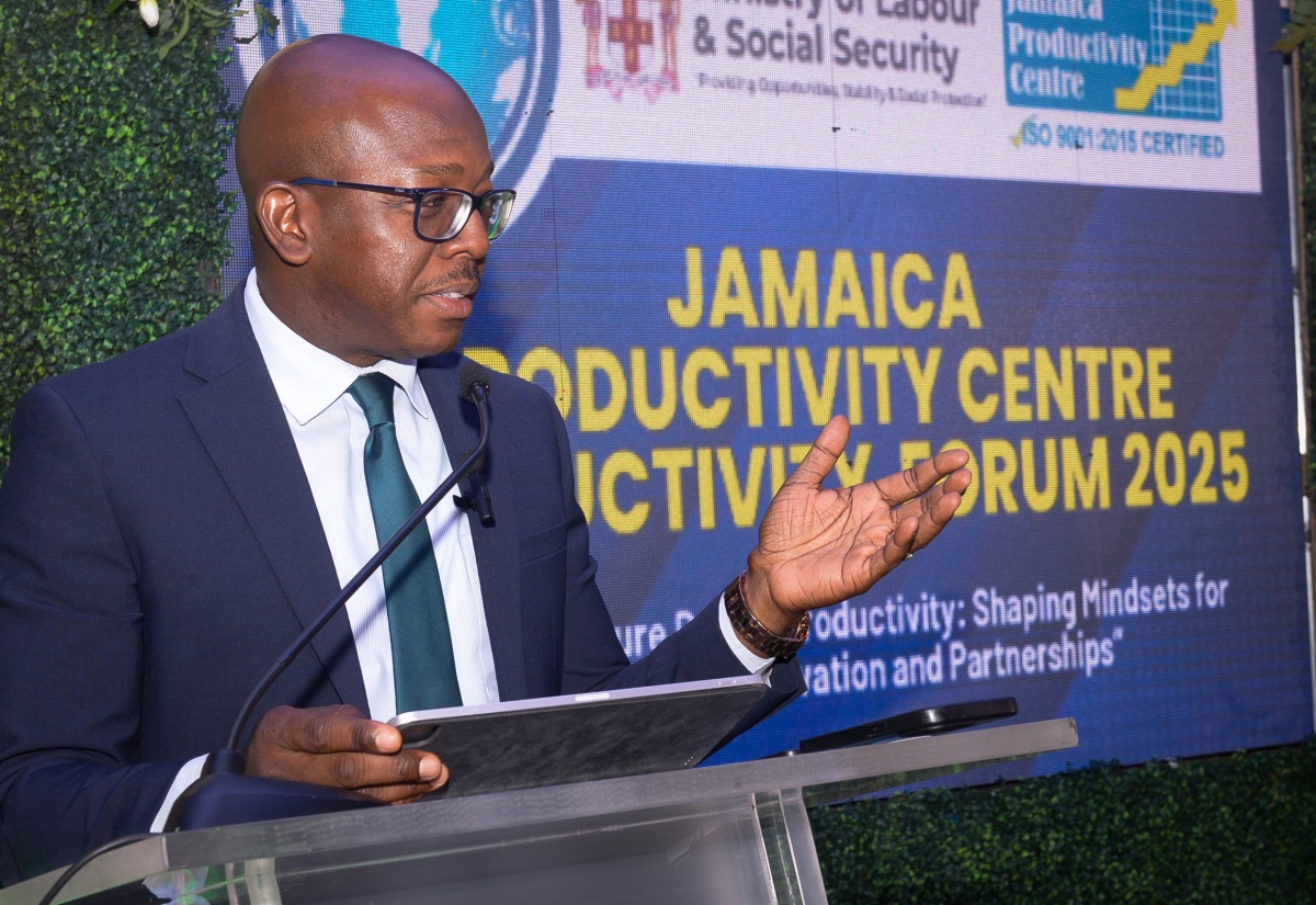 Labour Minister Says Bridging Productivity Gap is Key to Safeguarding Jamaica’s Future