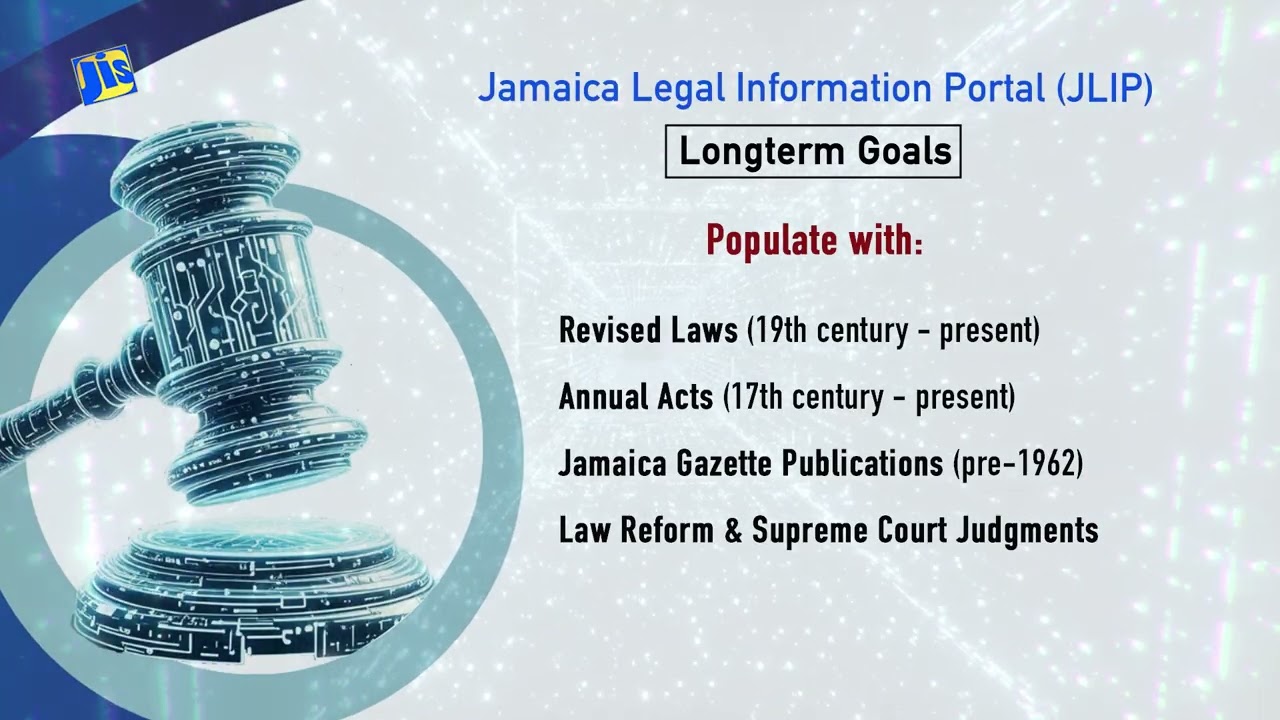 Official Launch Of The Jamaica Legal Information Portal (JLIP)