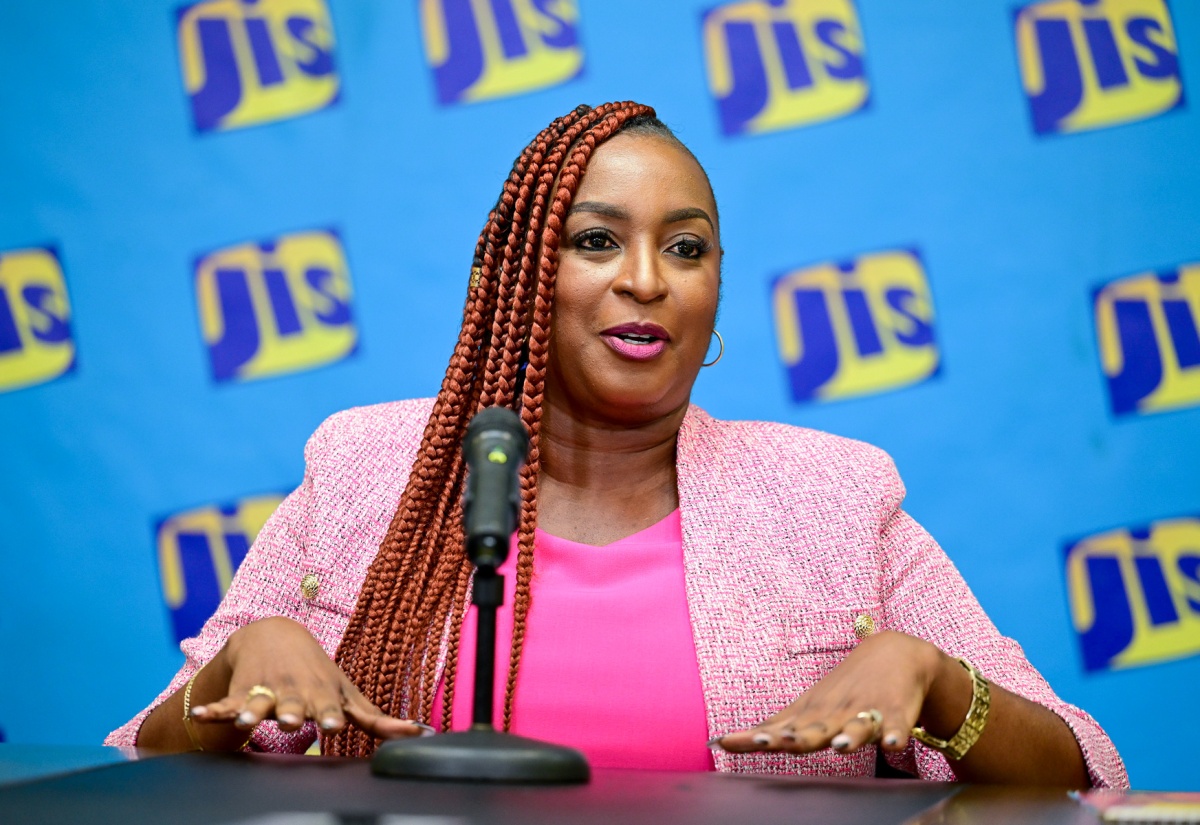 Chief Executive Officer of the Police Civilian Oversight Authority (PCOA), Otarah Byfield Nugent, speaking at a JIS Think Tank on September 11.