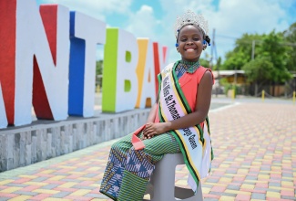 Mini Miss St. Thomas Heritage Queen 2025, Breanna Gayle.

