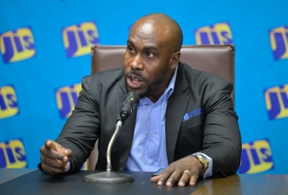 Marine Inspector with the Maritime Authority of Jamaica (MAJ), Mr. Norman Thompson, speaks at a recent JIS Think Tank, held at the Agency’s Television Department, 5-9 South Odeon Avenue, in Kingston.