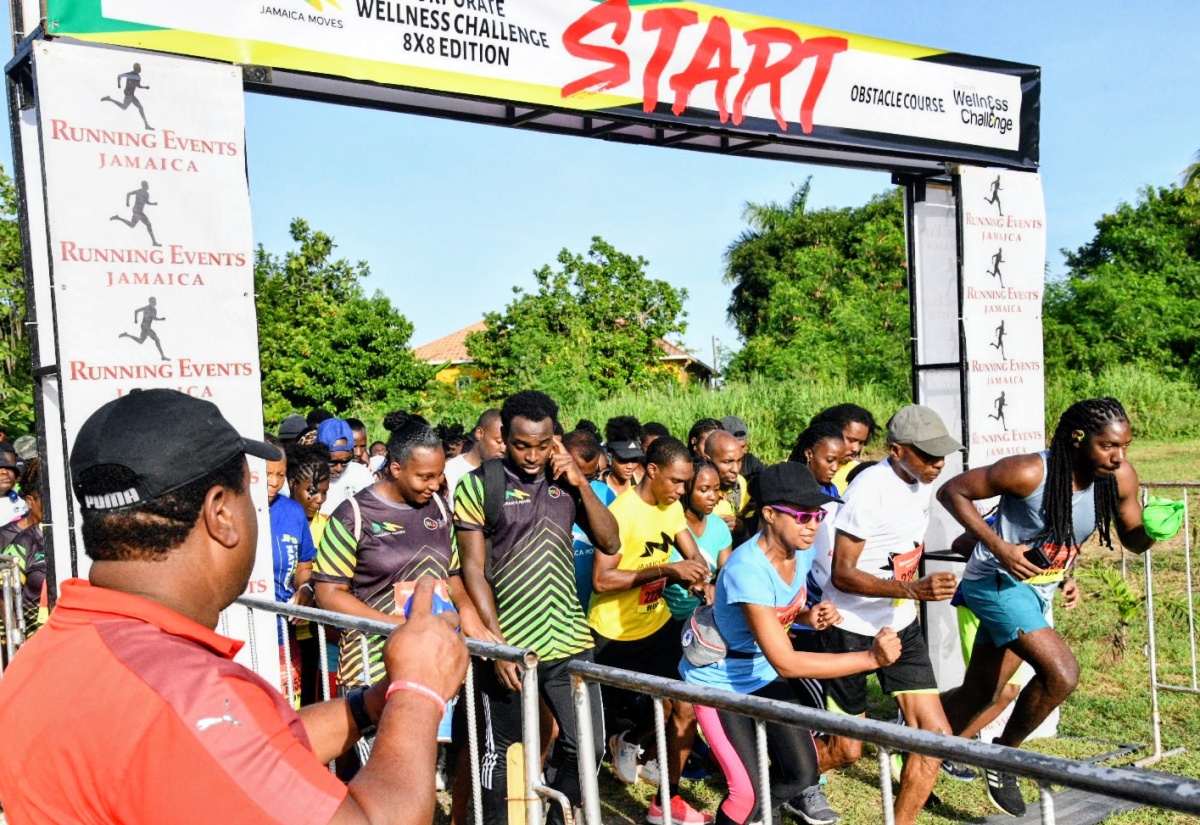 The race is underway in the  3K fun run/walk at Hope Gardens in St. Andrew on Saturday (Sept. 13). The event was part of a series of wellness activities in observance of Caribbean Wellness Day (CWD) 2025.

