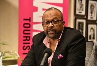 Tourism Director, Donovan White, delivers remarks during a press conference on Monday (September 15) at the Jamaica Tourist Board (JTB) in New Kingston to launch the Jamaica Product Exchange (JAPEX) 2025.

