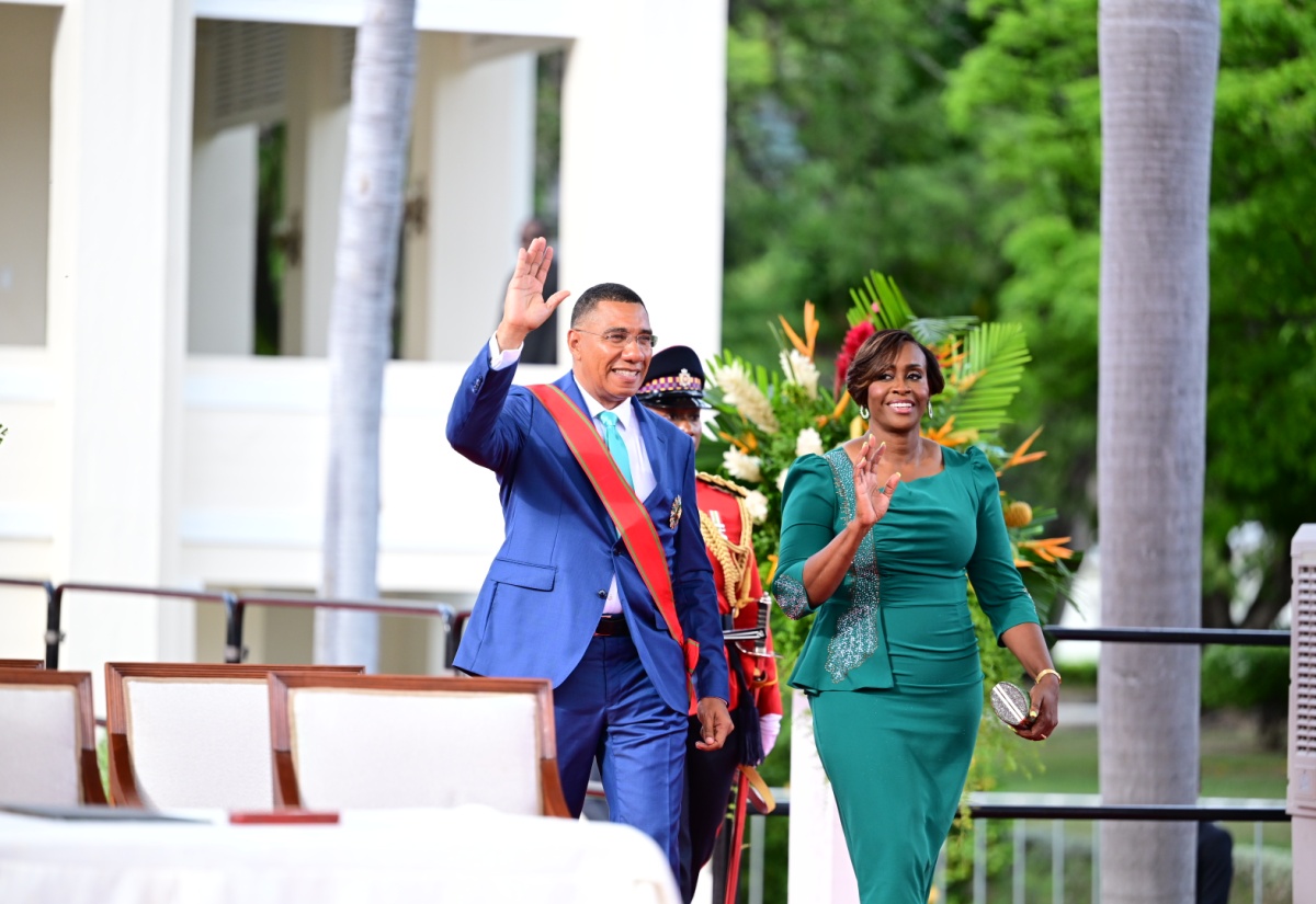 Hundreds Gather at King’s House as Dr. Holness Sworn In for Third Straight Term