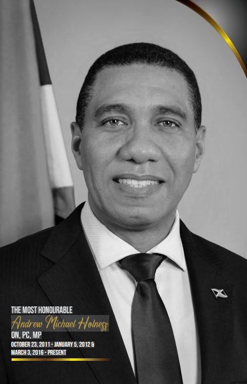 The Most Honourable Andrew Michael Holness