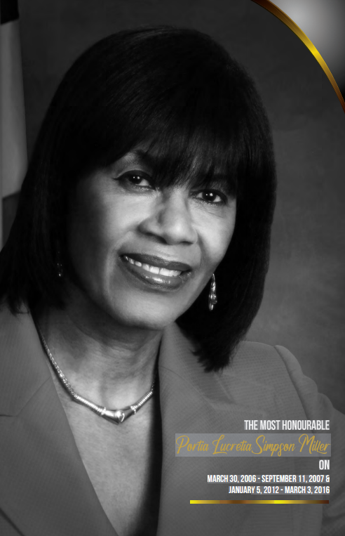 The Most Honourable Portia Lucretia Simpson Miller