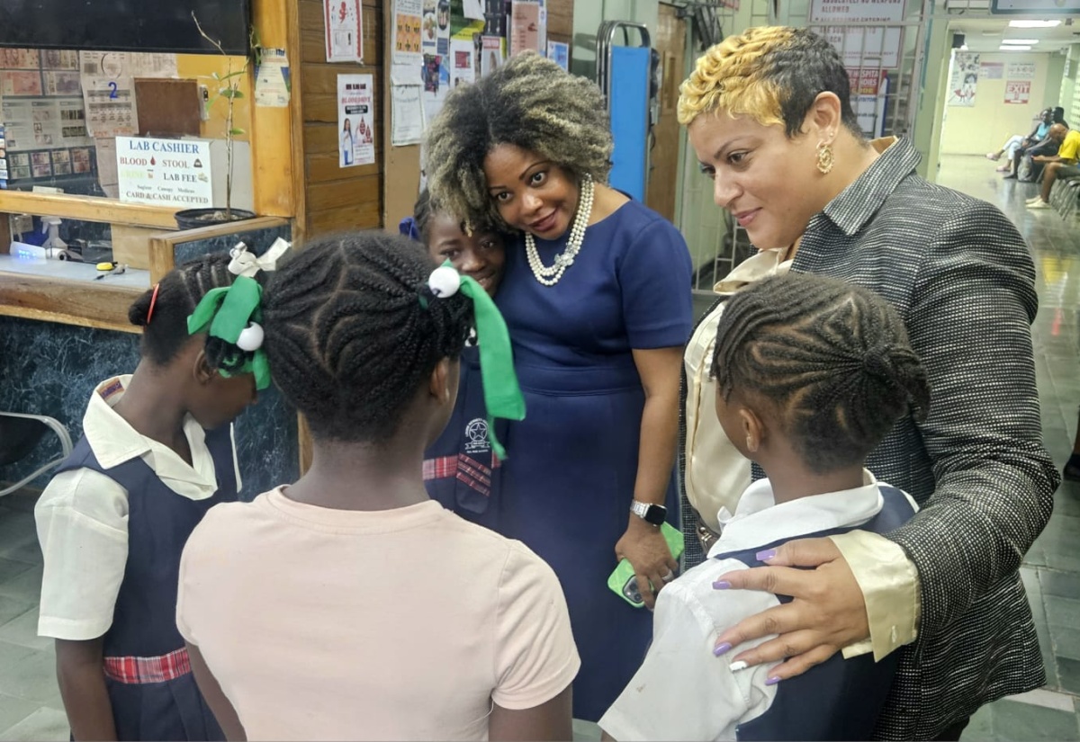 PHOTOS: Education Minister Visits Bus Crash Victims at UHWI