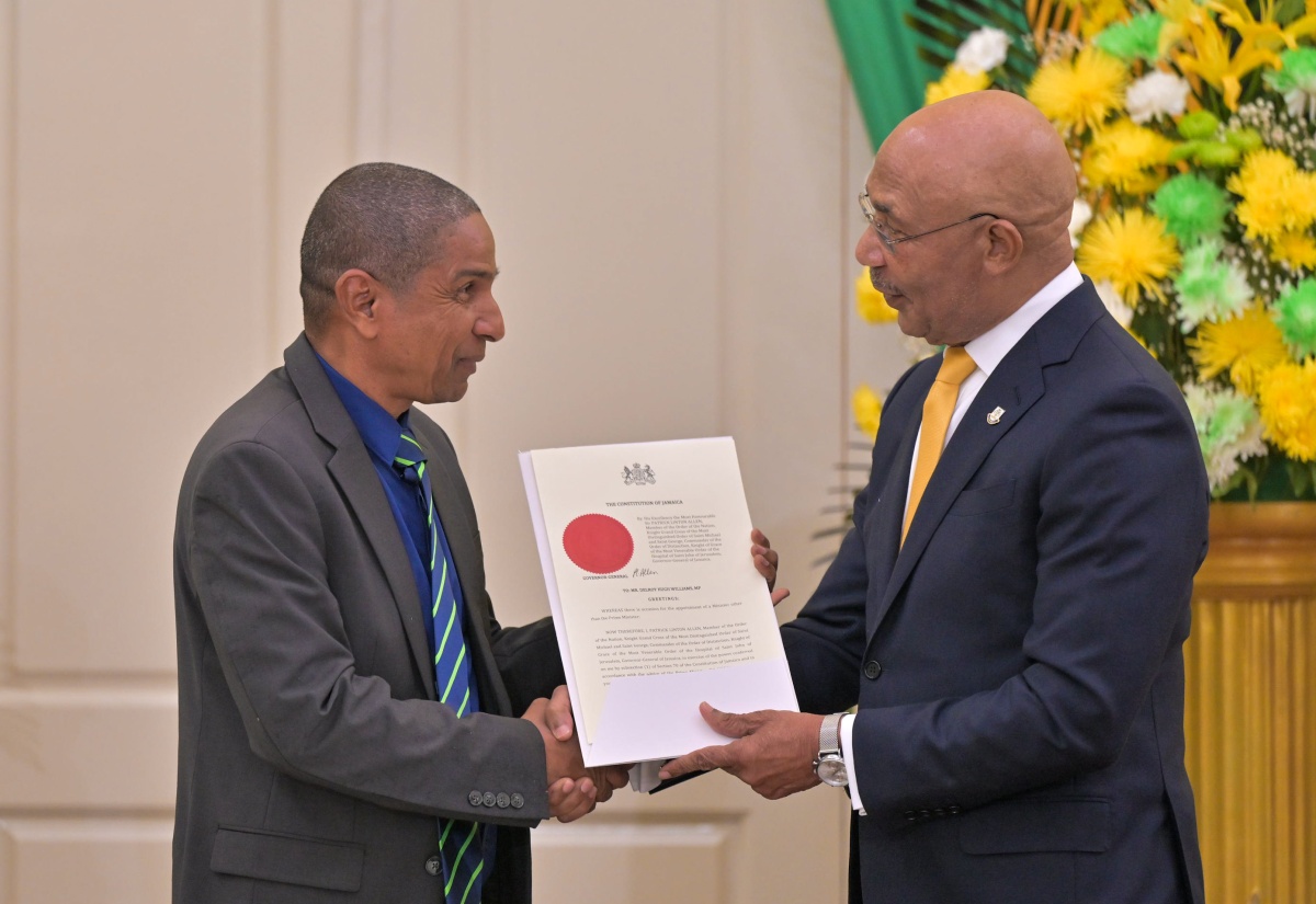 Career Milestone for Newly Appointed State Minister, Hon. Delroy Williams