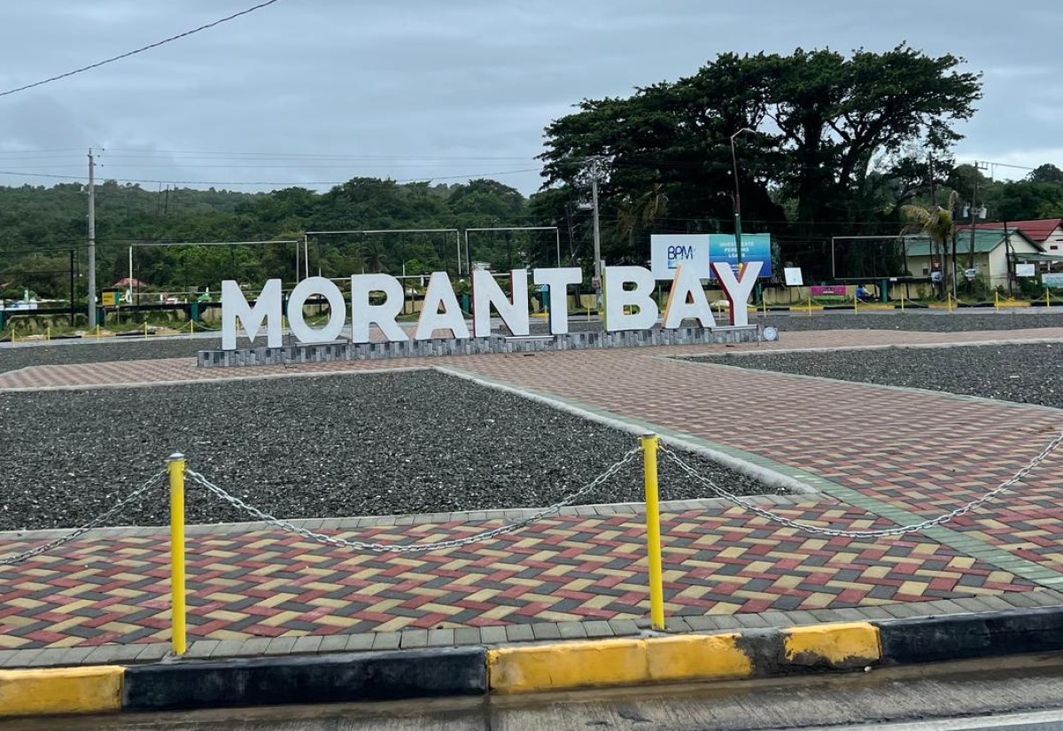 The Morant Bay roundabout in St. Thomas.

