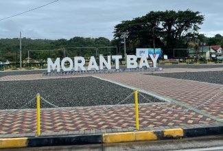 The Morant Bay roundabout in St. Thomas.