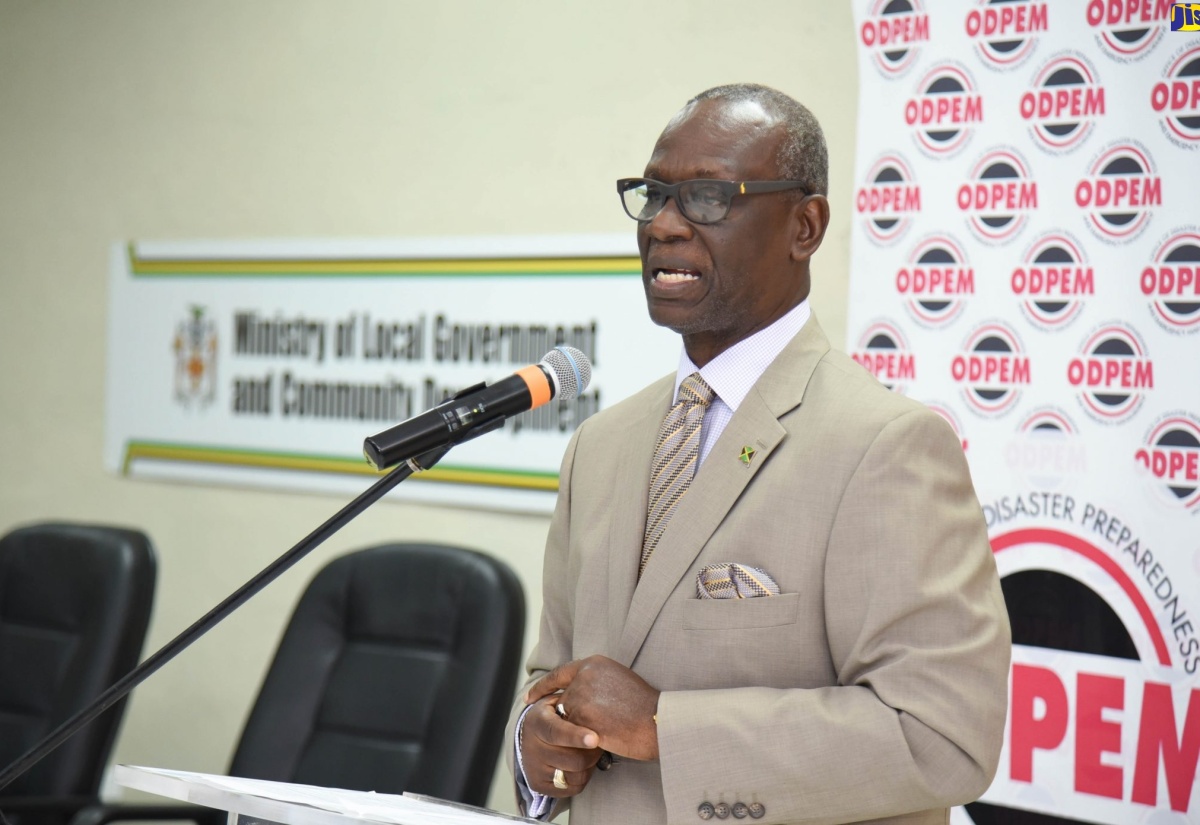 Minister of Local Government and Community Development, Hon. Desmond McKenzie.

