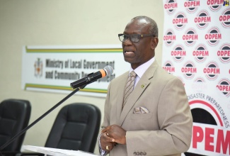 Minister of Local Government and Community Development, Hon. Desmond McKenzie.

